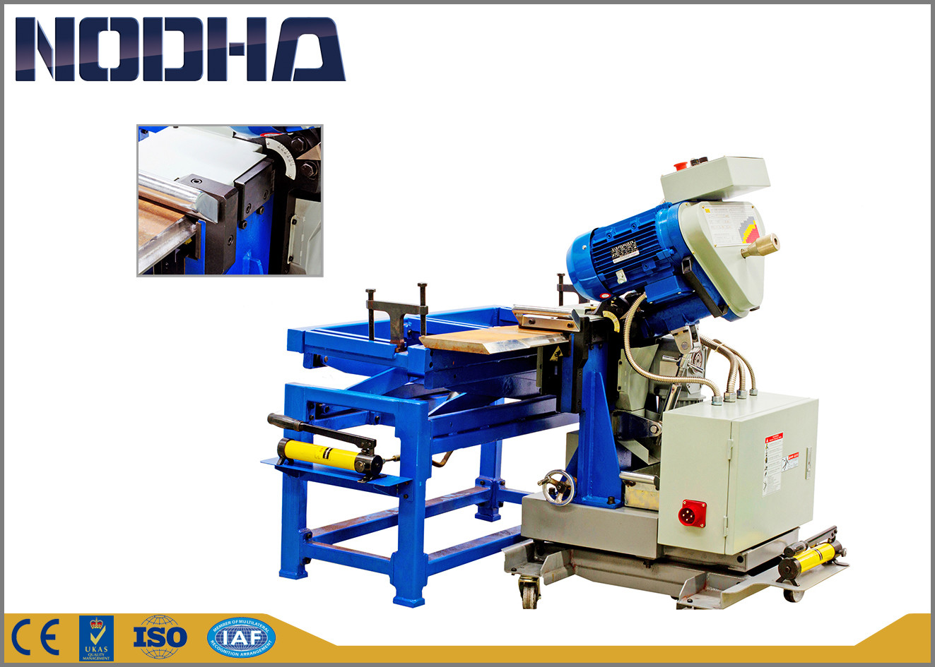 Fresadora del borde portátil de NODHA, velocidad automática del motor de la fresadora 750-1050 R/Min